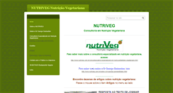 Desktop Screenshot of nutriveg.com.br