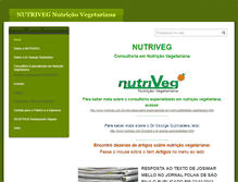 Tablet Screenshot of nutriveg.com.br